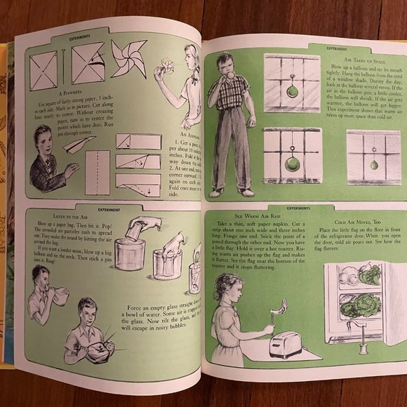 Vintage 1957 The Golden Picture Book Of Science with 45 Experiments & Activities - Picture 9 of 9